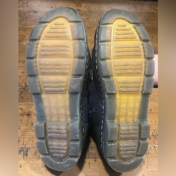 Dr. Martens Junior Combs Black and Blue Utility Combat Boots Boys Size 4 - Picture 13 of 14